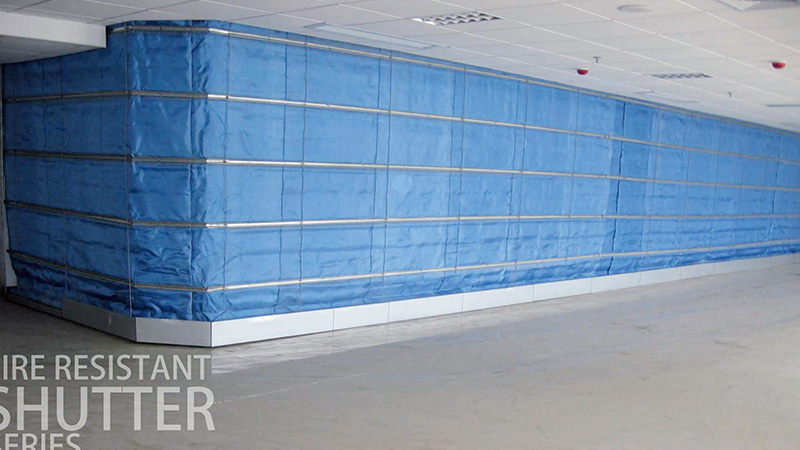 特級防火卷簾（雙軌無機布基）