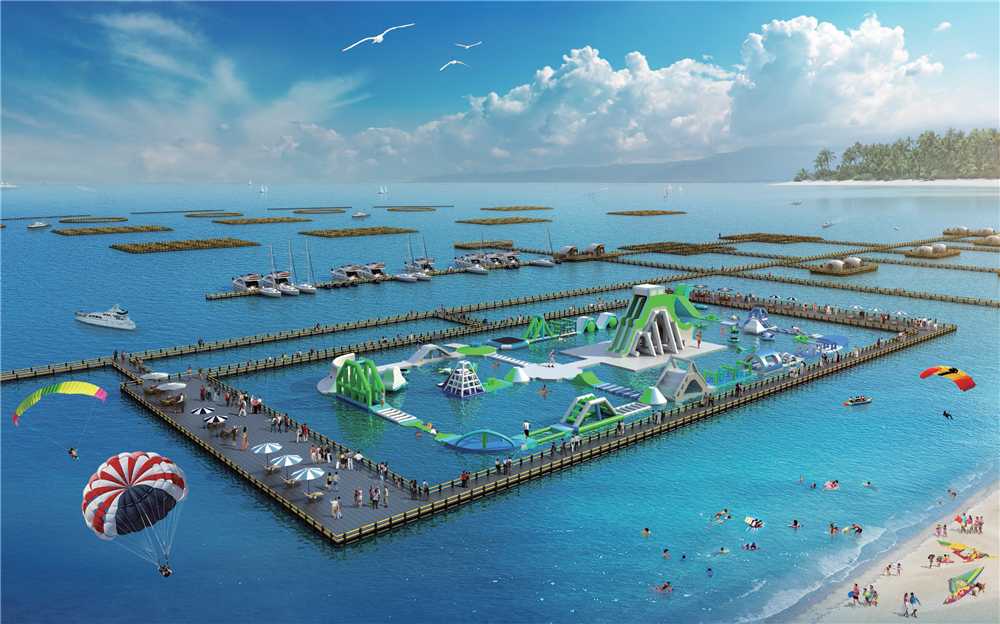 聯(lián)塑水上休閑平臺休閑設(shè)施